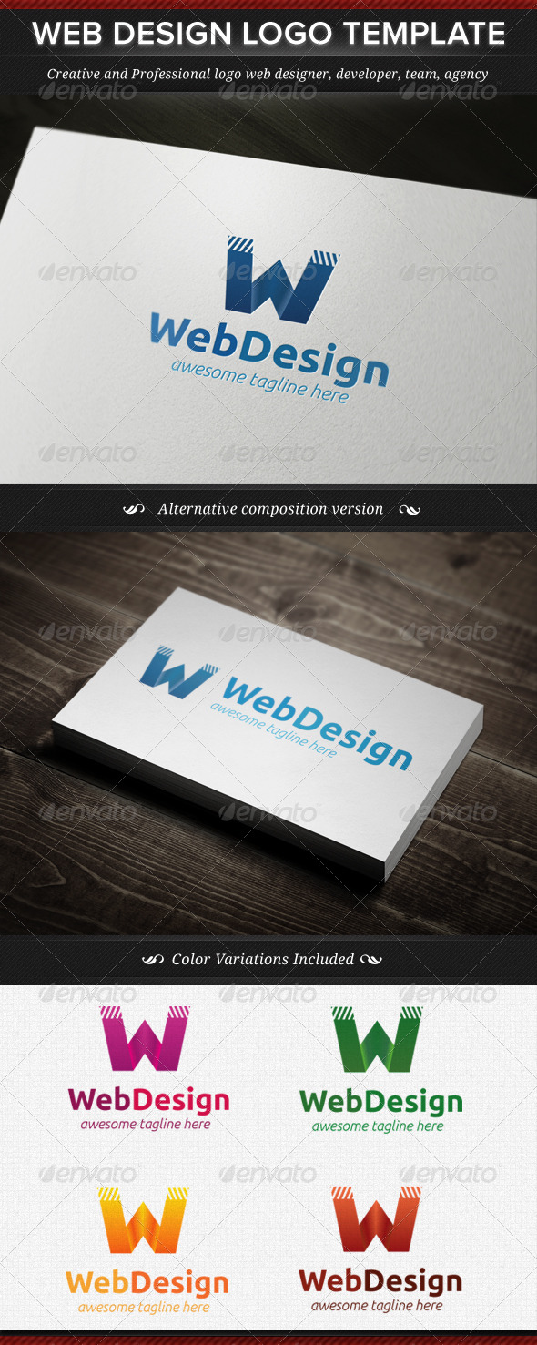 Web Design Logo Template - Letters Logo Templates