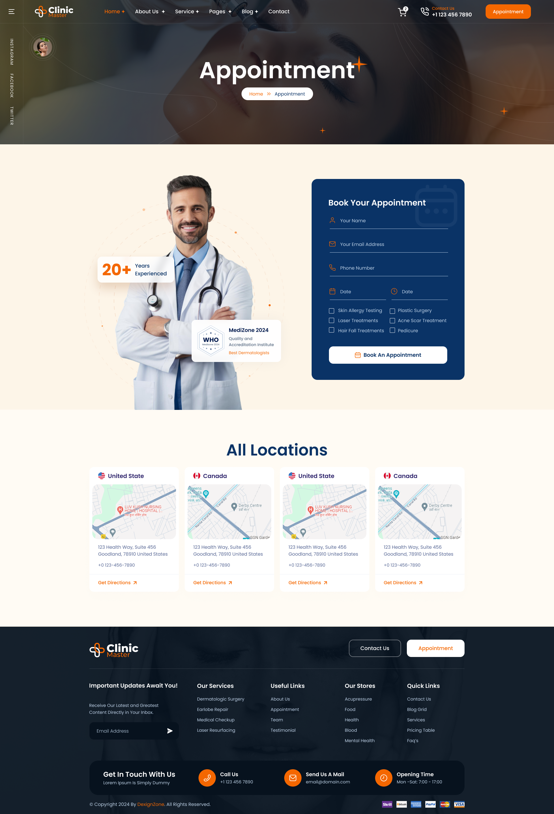 ClinicMaster | Medical Hospital & Doctor Multipurpose Figma Template by ...