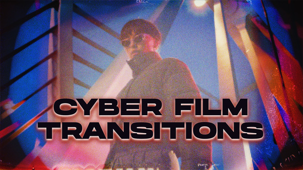 Cyber FIlm Transitions | After Effects Elements template preview