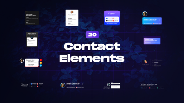 Contact Elements Elements template preview