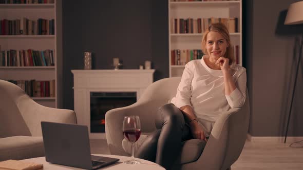 Middle Aged Female Posing in House alt