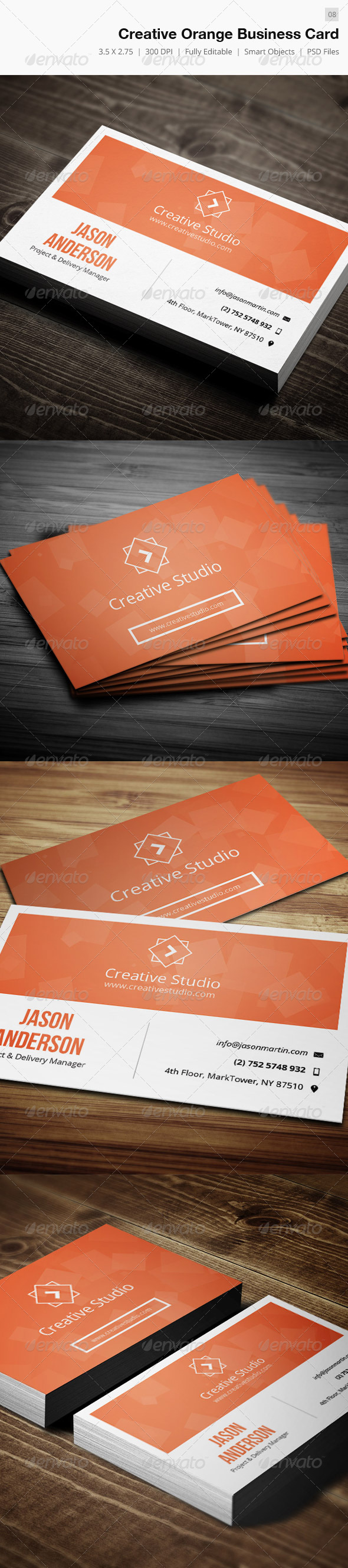 Creative Corporate Business Card - 07 - Corporate Business Cards
