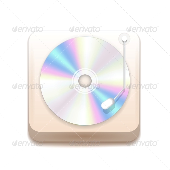Vector Music Application Icon - Media Technology
