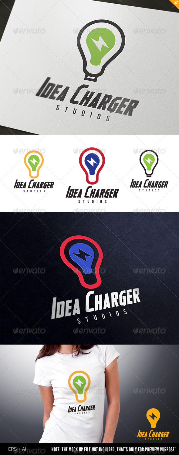 Idea Charger Logo - Objects Logo Templates