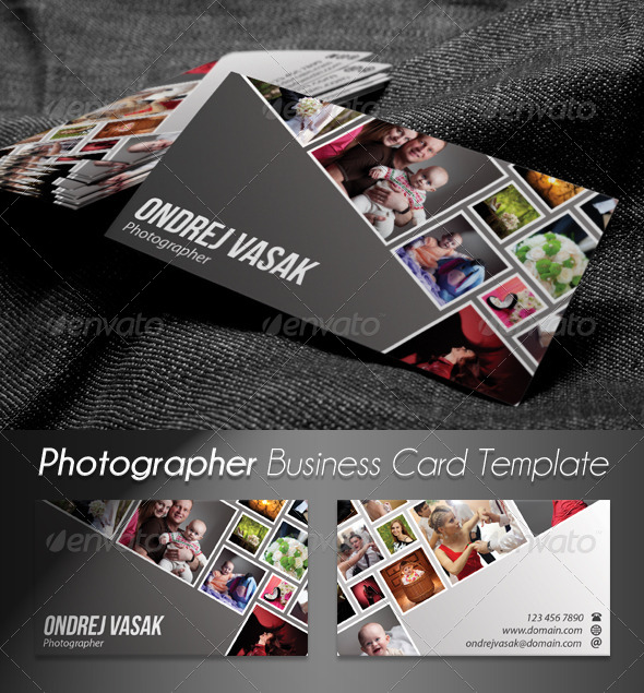 Photographer Artist Business Card 2 - Corporate Business Cards