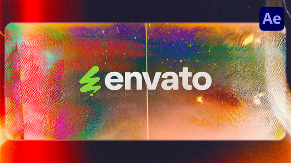 Glitchy Cinema Logo Logo Stings template preview