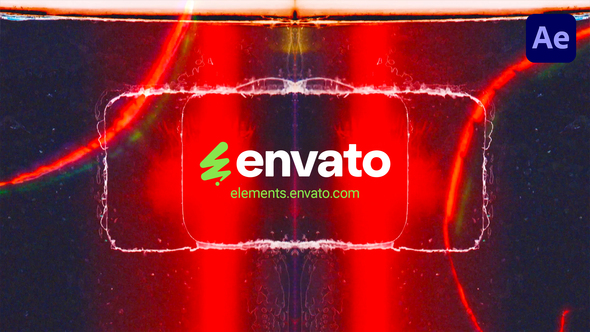 Grunge Flicker Logo Logo Stings template preview