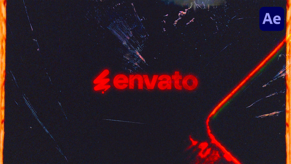 Vintage Film Burn Logo Logo Stings template preview