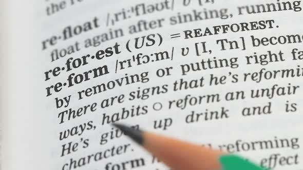 Reform, Pencil Pointing Definition in English Dictionary, Changing State Order alt
