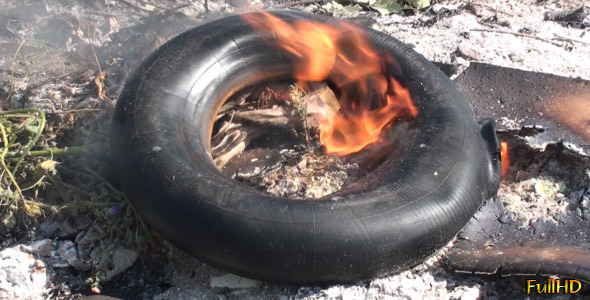 Burning Tire