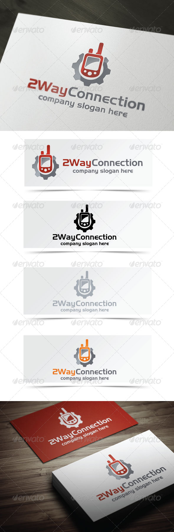 2Way Connection - Objects Logo Templates