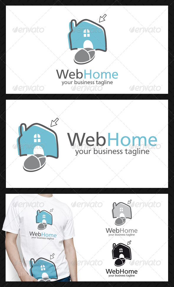 Web Home Logo Template - Buildings Logo Templates