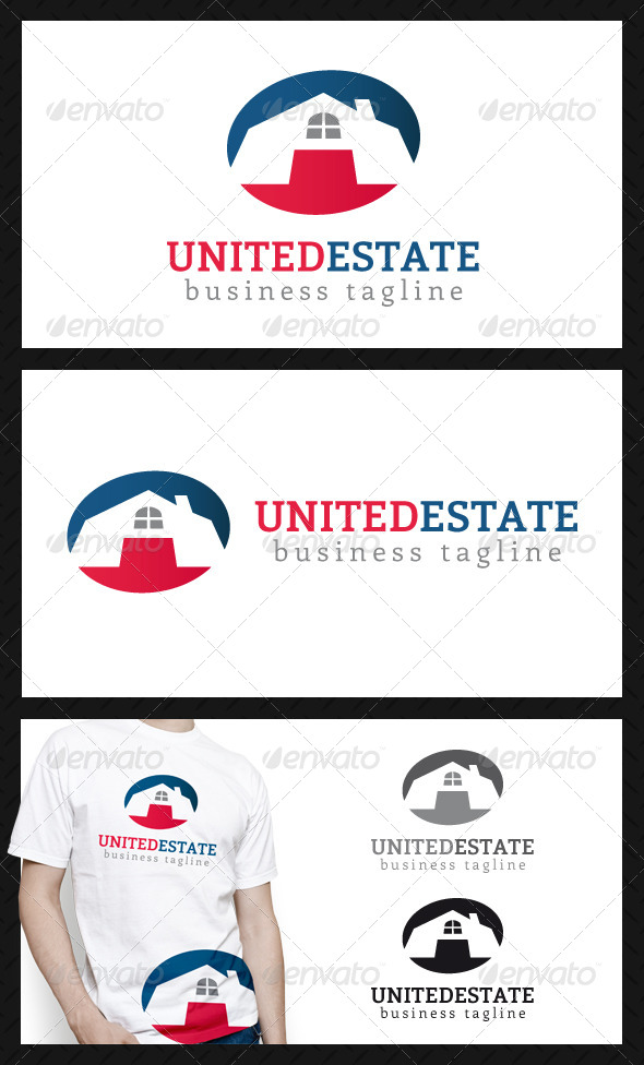 United Real Estate Logo Template - Buildings Logo Templates