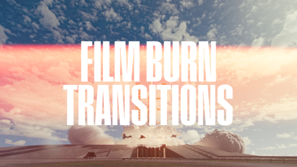 Film Burn Transitions Elements template preview