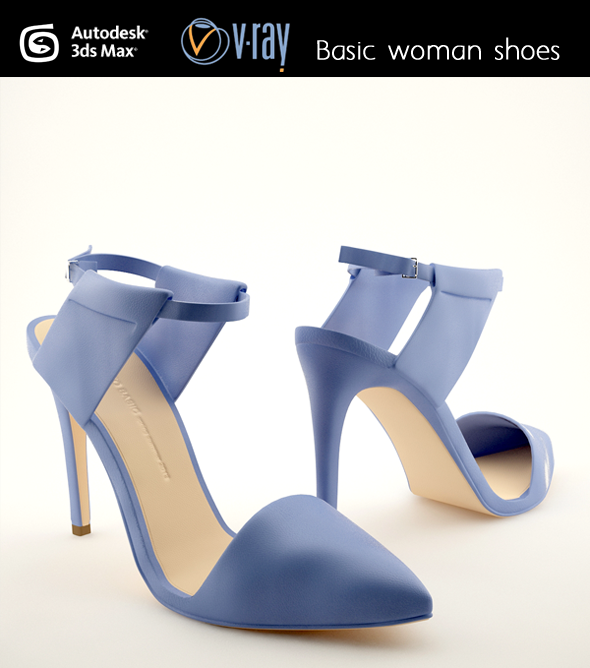 Basic Woman Shoes - 3Docean 4413379