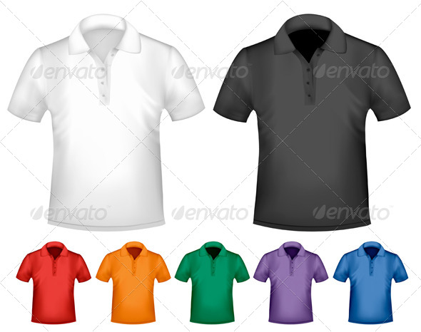 Men's T-Shirt Design Template - Commercial / Shopping Conceptual