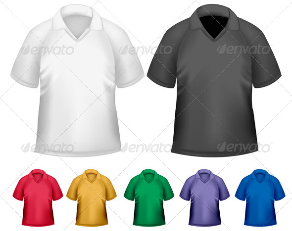 Men's T-Shirt Design Template - Commercial / Shopping Conceptual