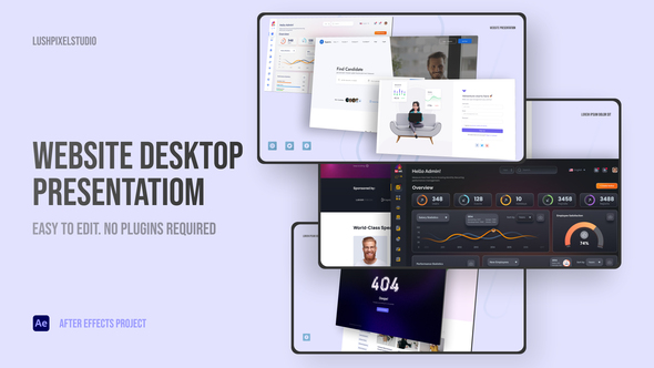 Minimal Website Presentation Product Promo template preview