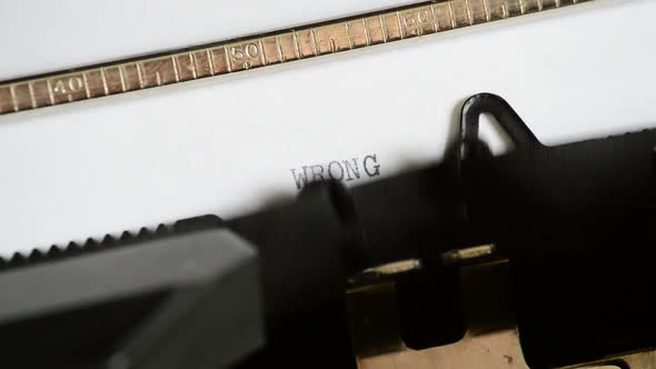 Typing the Word Wrong alt