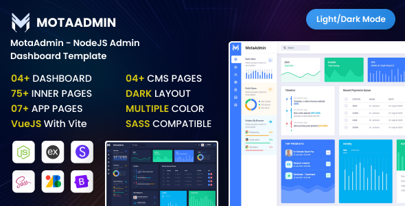 MotaAdmin - Node Js Admin Dashboard Template