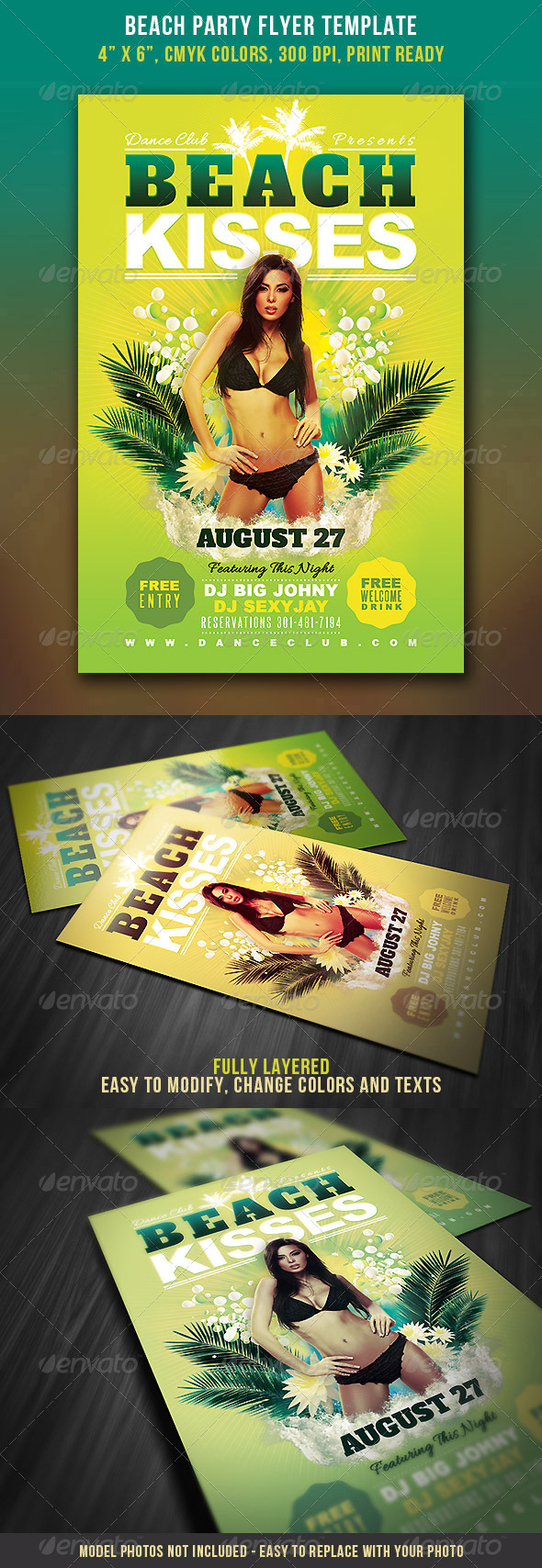Beach Party Flyer - Clubs & Parties Events