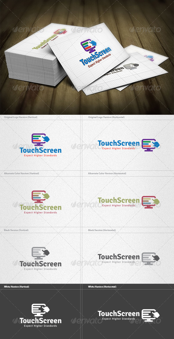 Touch Screen Logo - Symbols Logo Templates