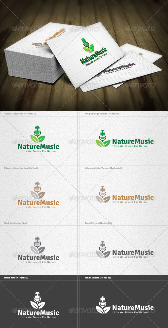 Nature Music Logo - Nature Logo Templates