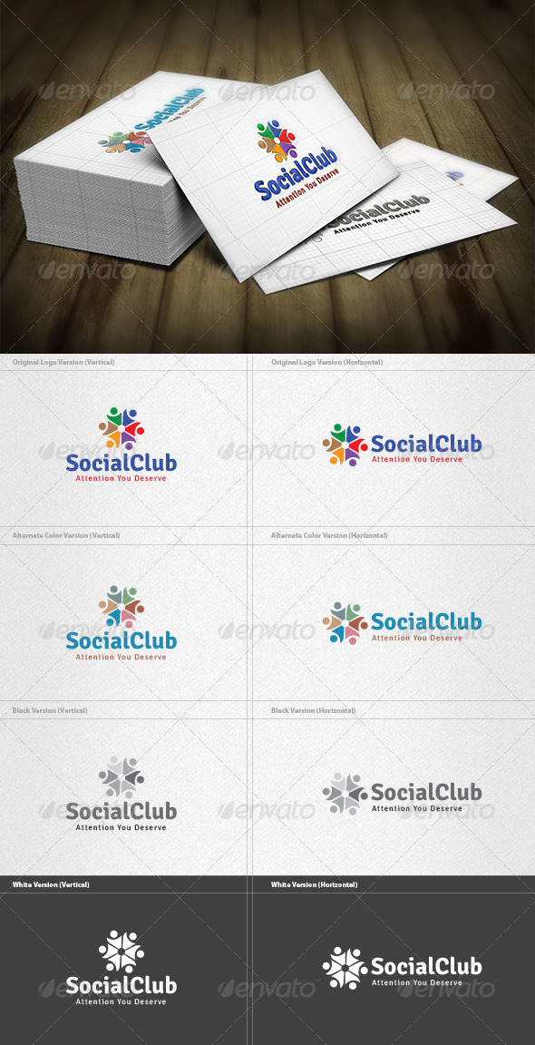 Social Club Logo - Humans Logo Templates