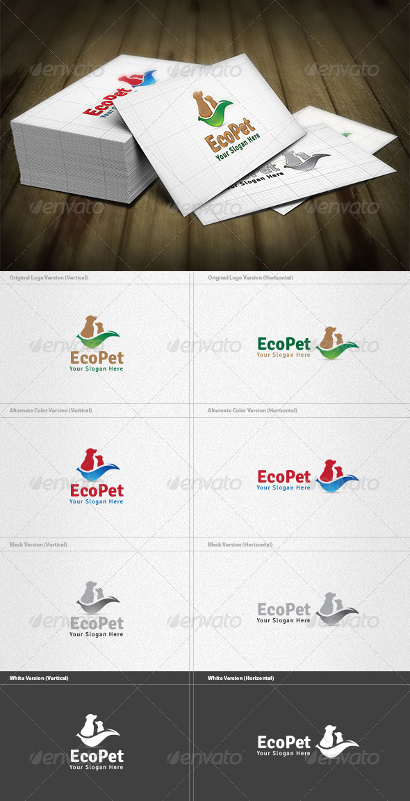 Eco Pet Logo - Animals Logo Templates