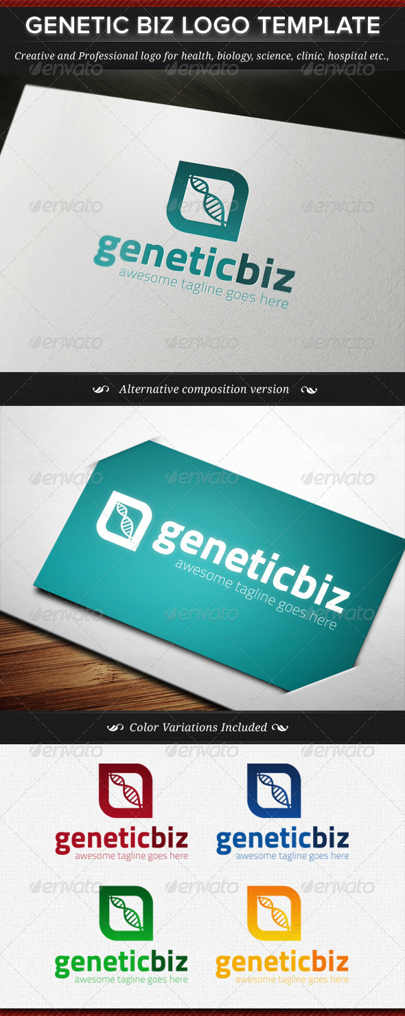 GeneticBiz Logo Template - Objects Logo Templates