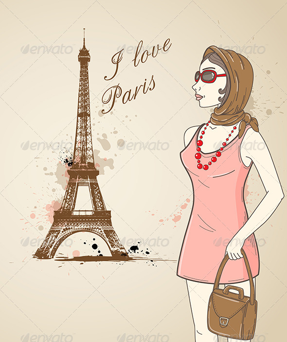 Girl in Paris - People Characters