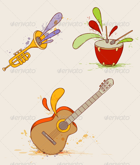 Musical Instruments - Miscellaneous Vectors