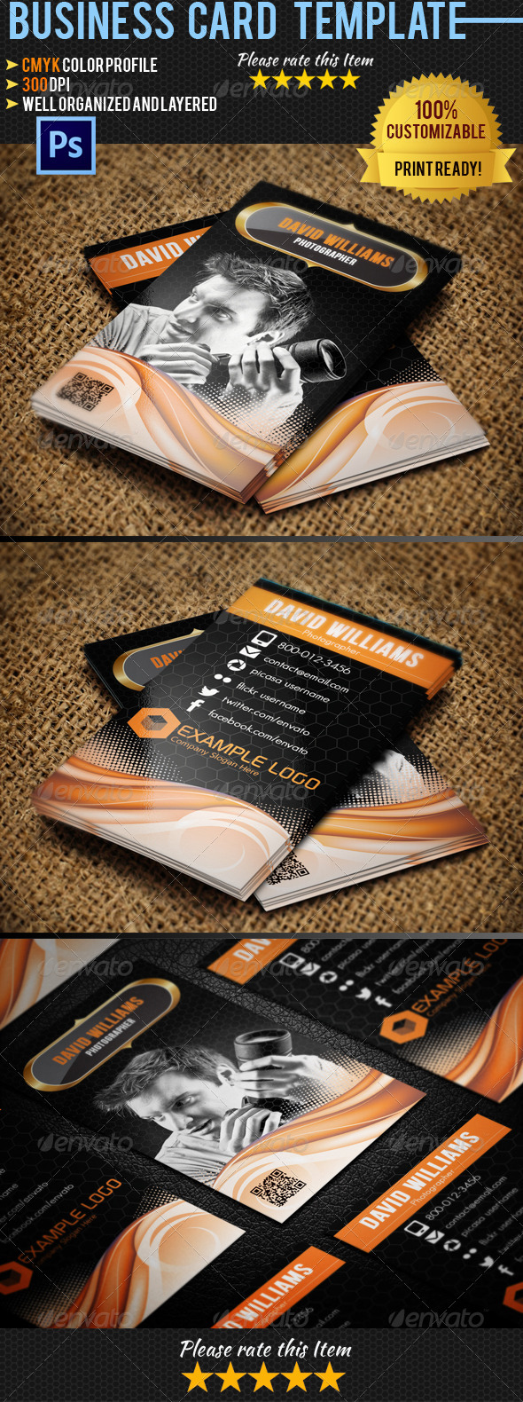 Photographer Business Card 03 - Creative Business Cards