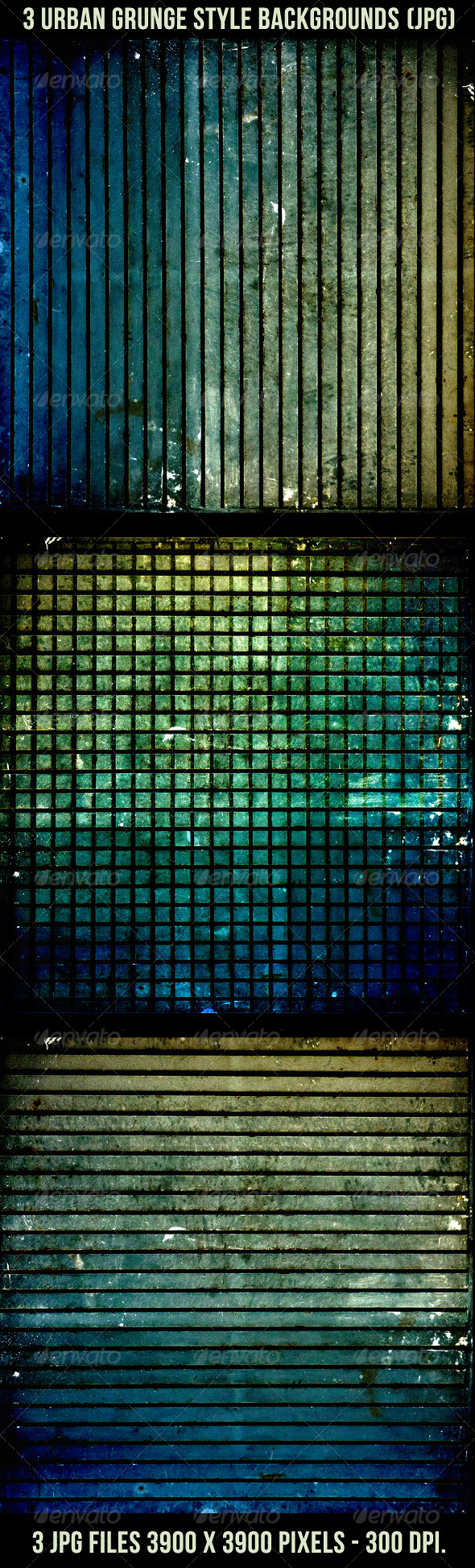 3 Urban Grunge Style Backgrounds - Urban Backgrounds