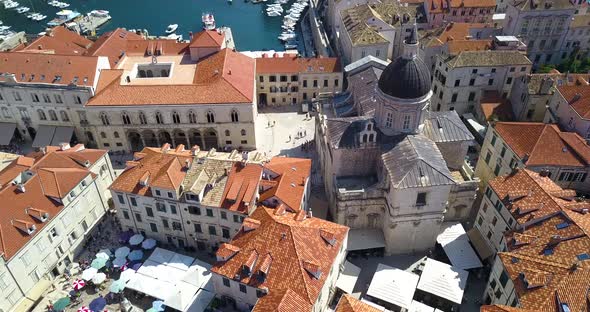Dubrovnik's Historical Part Footage Done From the Skies By Drone, Croatia