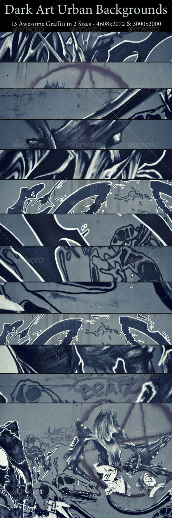 13 Dark Art Backgrounds - Urban Backgrounds