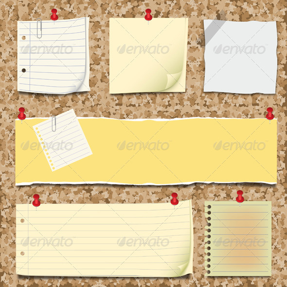 Back to school - notepaper collection - Miscellaneous Vectors