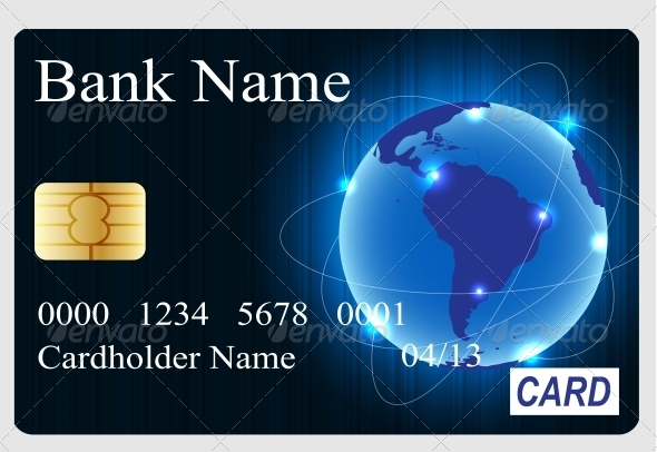 Credit Card Vector Illustration - Retail Commercial / Shopping