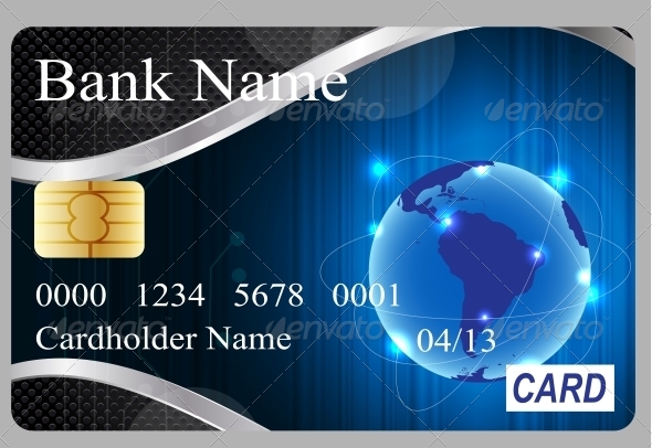 Credit Card Vector Illustration - Retail Commercial / Shopping