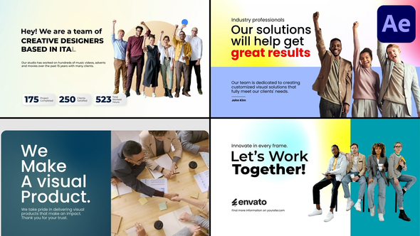 Graphics Design Agency Promo for After Effects Openers template preview