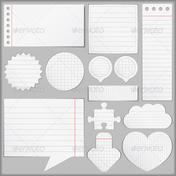 Paper Objects - Objects Vectors