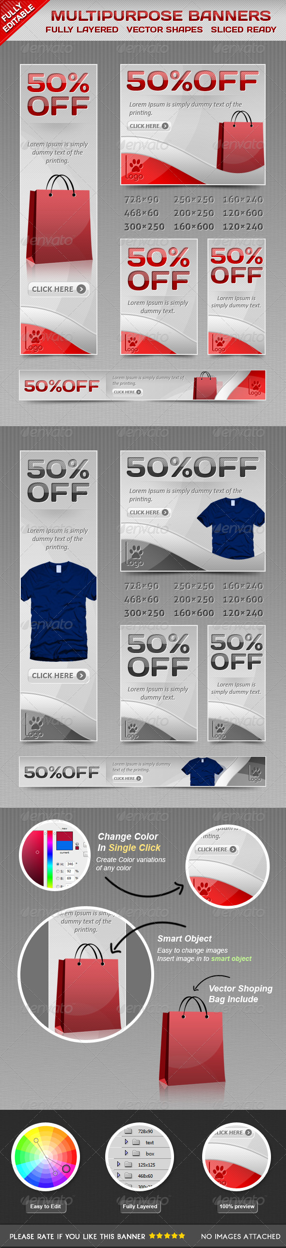 Modern Sales Banners - Banners & Ads Web Elements