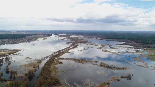 Spring Flood on the River