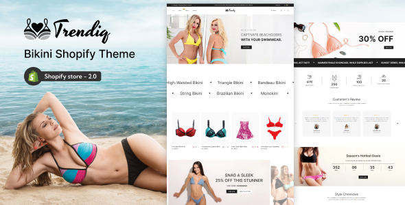 Trendiq -  Lingerie, Bikini Store Shopify Theme