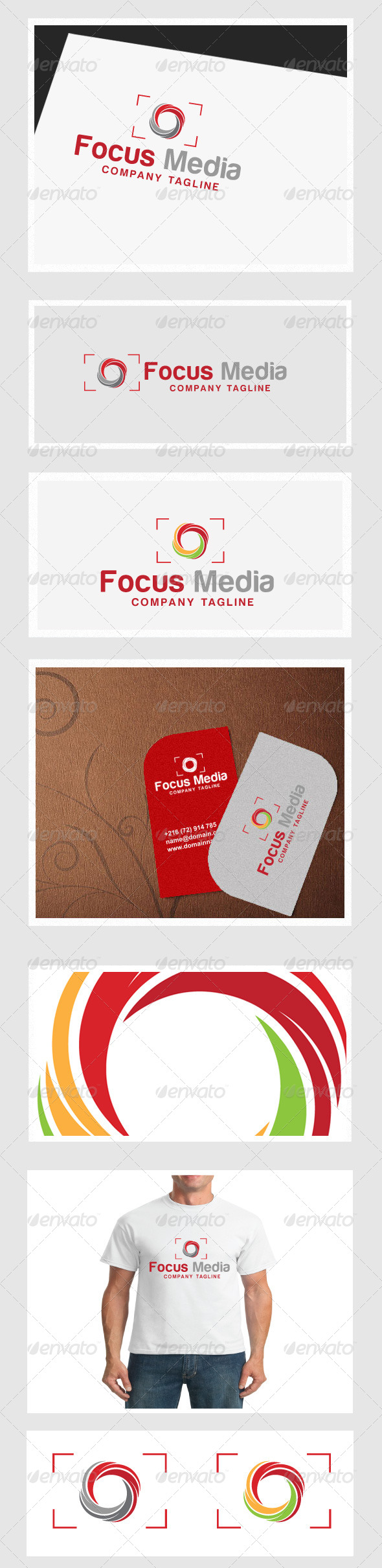 Focus Media - Symbols Logo Templates