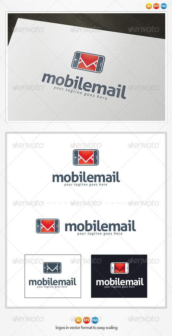 Mobile Mail Logo - Symbols Logo Templates
