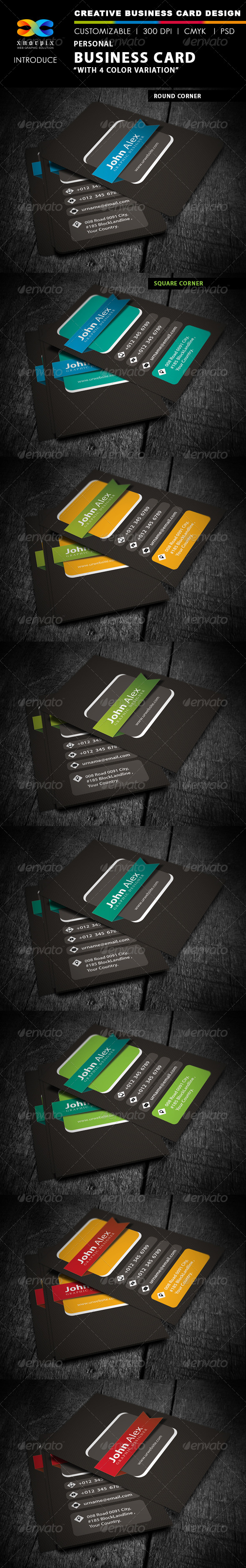 Personal Business Card - Corporate Business Cards