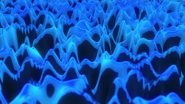 Blue Neon Wave Background alt