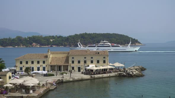 The Kerkyra Ferry Is On Trip To Corfu Island 2 alt