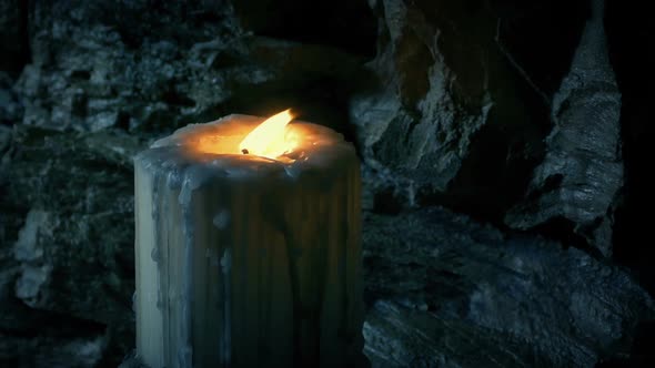 Candle Blows Out Medieval Or Fantasy Setting alt